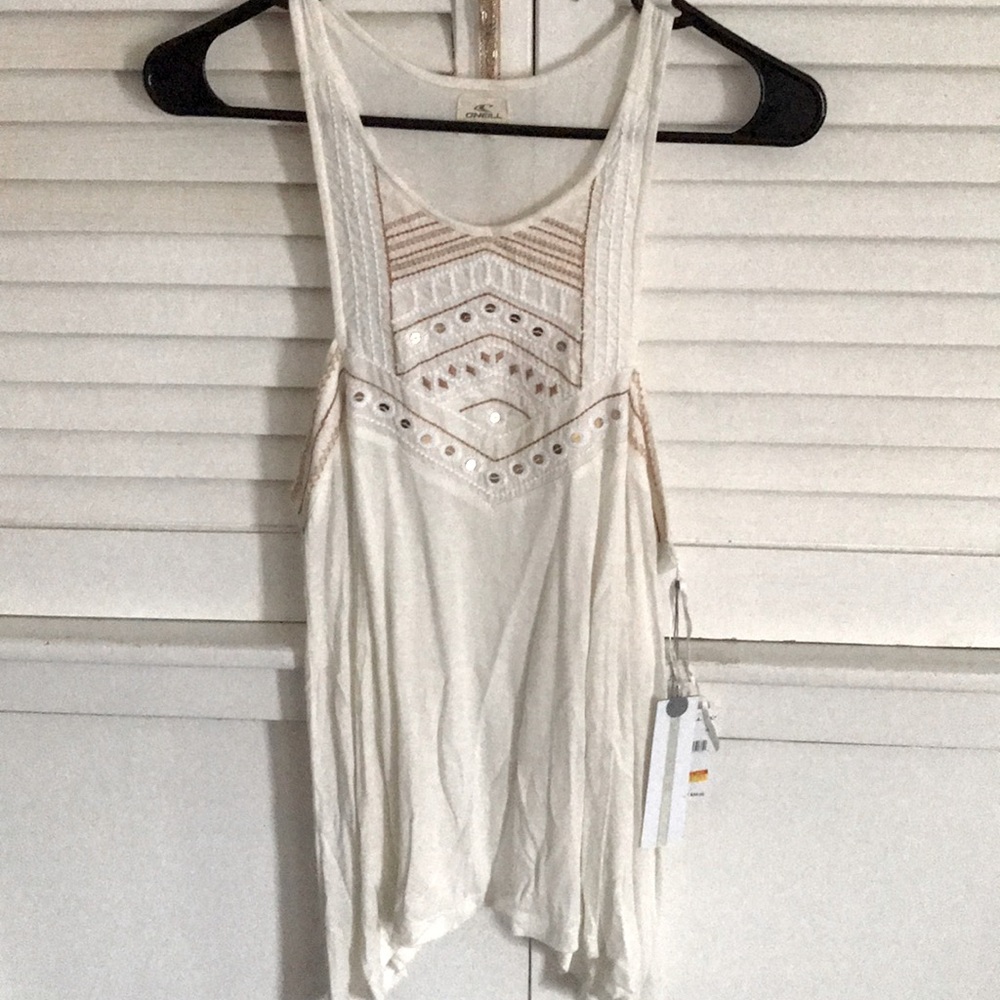 Embroidered Boho Tank